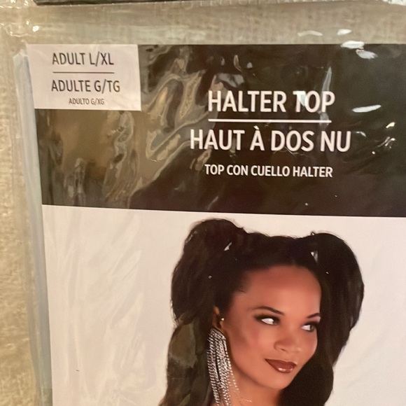 Suit Yourself Costume Co. Ombré Metallic Halter Top. Size L/XL. NWT🔺FIRM🔺 - Picture 3 of 4
